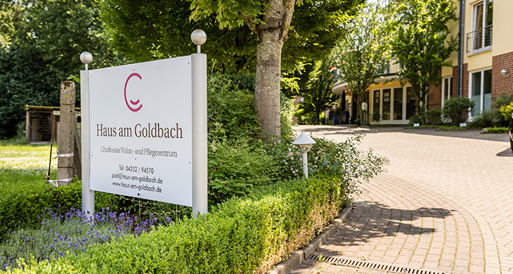 Goldbach Eingang Schild