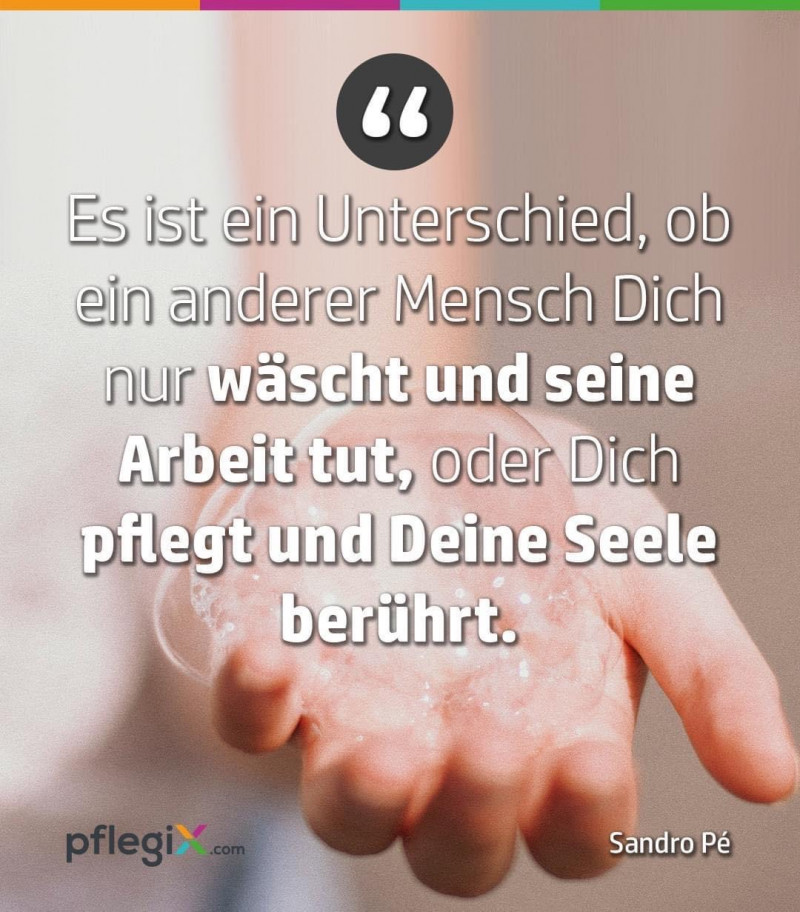 Spruch Pflege Herz